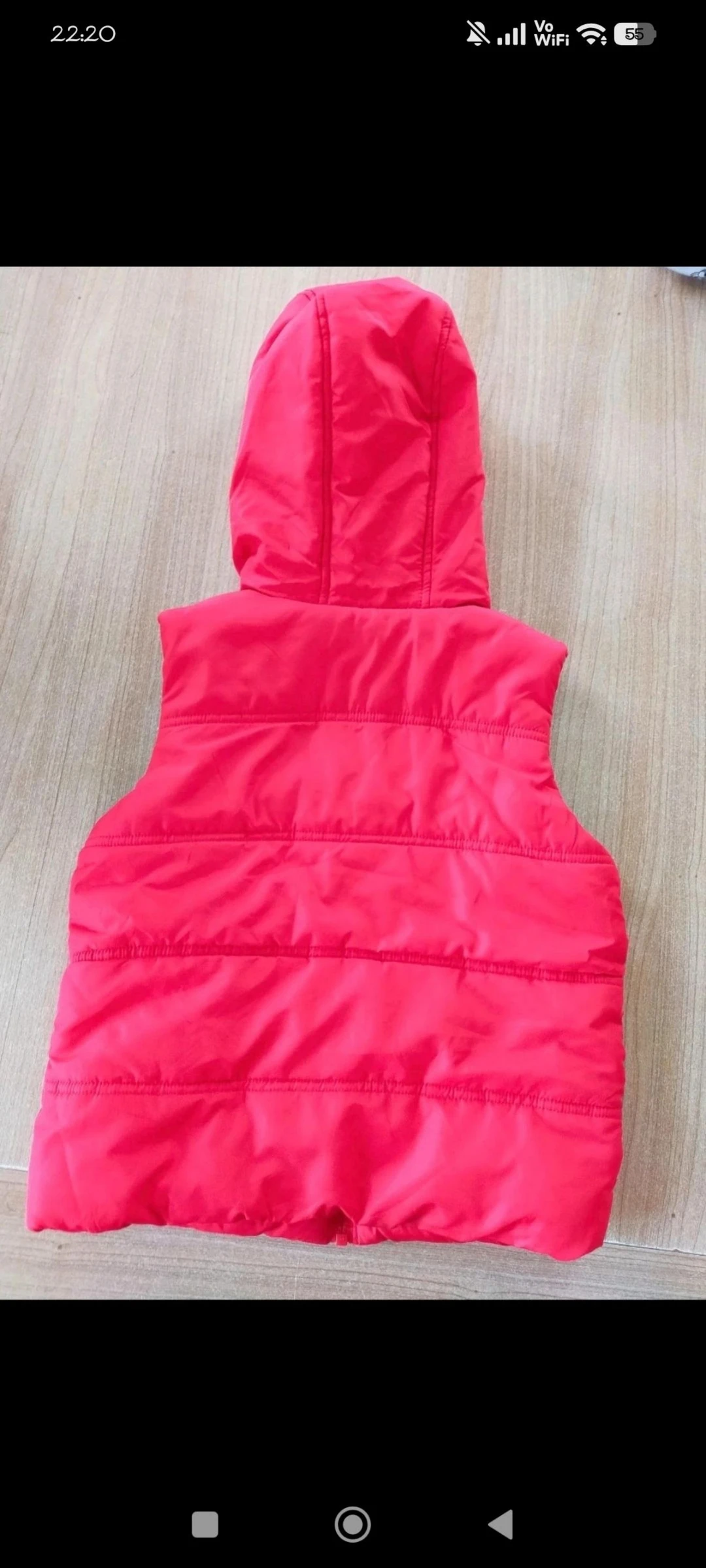 Puffer vest sleeveless with hood – TEX – 4/5 years – photo 2